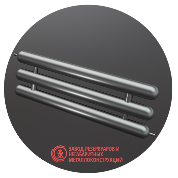 Регистры отопления трехрядные РСЭ-3x159x4.0-2000 мм