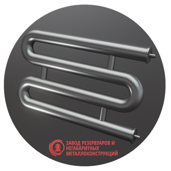 Регистры отопления четырехрядные РЗП-4x108x3.0-5000 мм