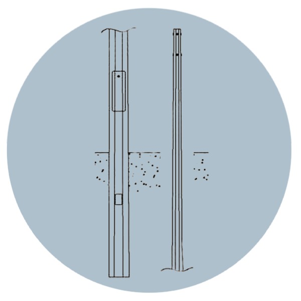 Опора освещения ОГК-4